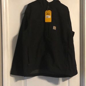 Carhartt Mens Rain Defender Softshell Relaxed Fit Hooded Jacket Size XL